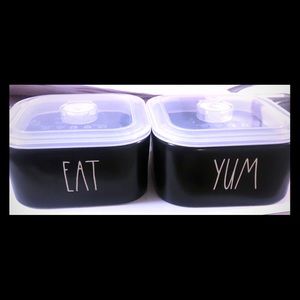 Rae Dunn - Set of Two Containers - Tupperware